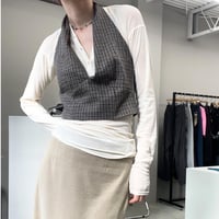 Check Halter Top (Gun club Check)