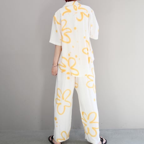 SUMMER NIGHT PYJAMA -ORANGE POPPY-
