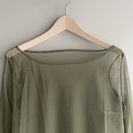 NET LS SHIRT  (KALE - khaki)
