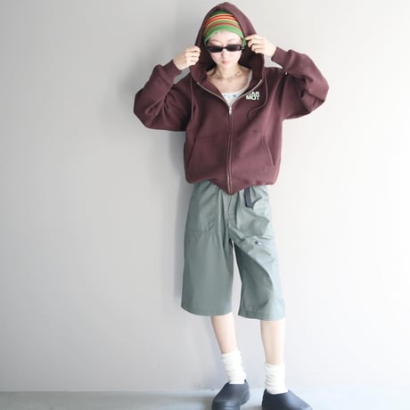 NEW BAGGY SHORTS (ASH-GREEN)