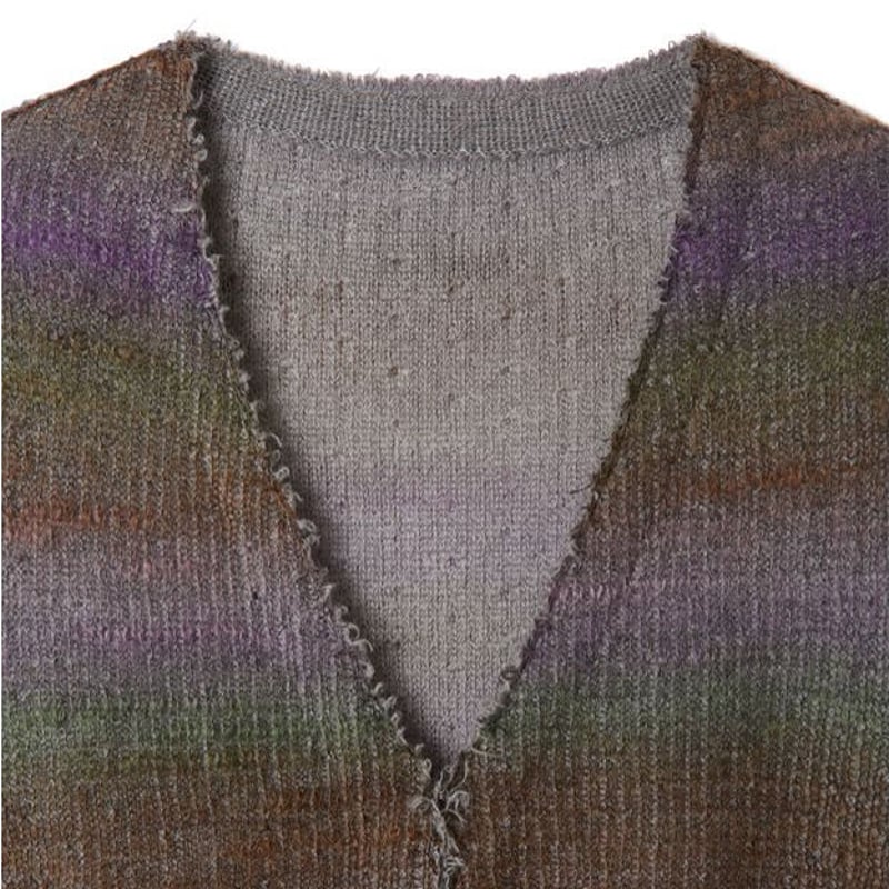 Double Mohair Narrow Cardigan (Purple) こちらの商品は...