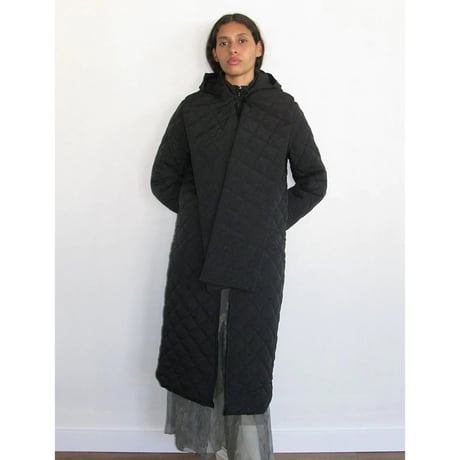 OTTER -quilting coat-  (Black)