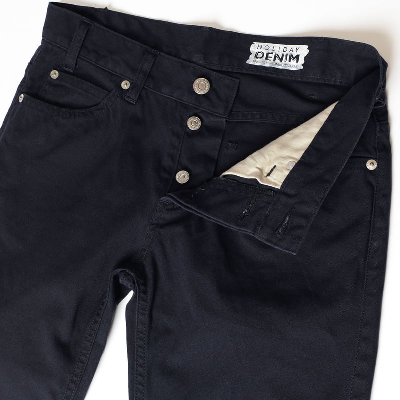 LOW WAIST BELTED SLIM FLARE PANTS（DARK NAVY） | 