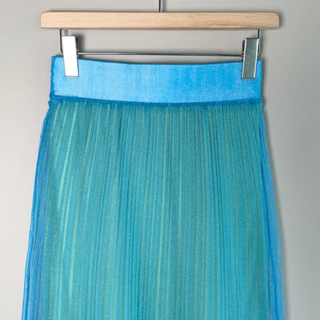 haze rib skirt  (BLUE)