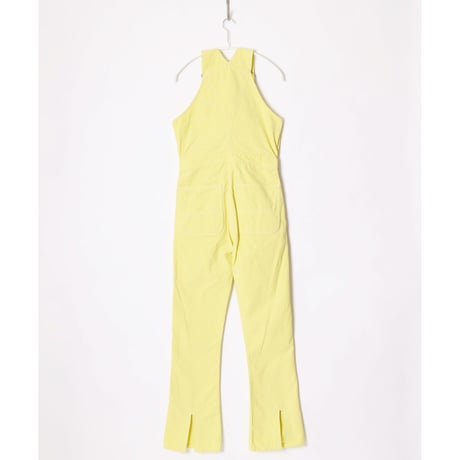 SLIM FLARE DENIM OVER-ALL（LEMON）