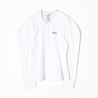 SUPER FINE DRY SAILOR COLLAR L/S TOPS (WHT)
