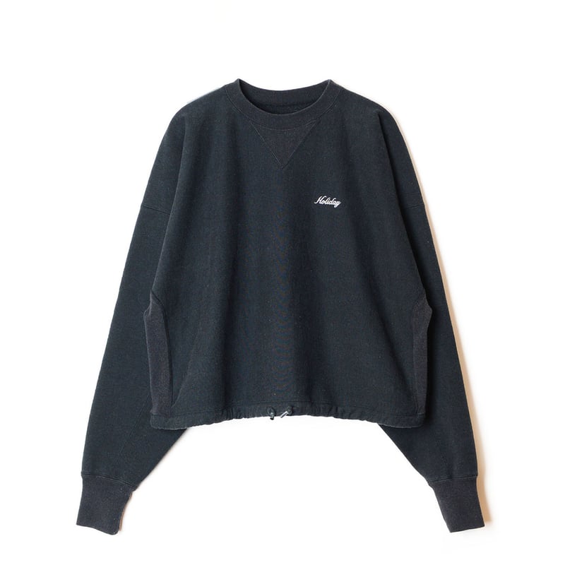 ULTRA HEAVY SWEAT CREW-NECK TOPS（BLK） | Tavy S