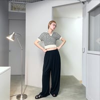 Ｗide Easy Pants (Black)