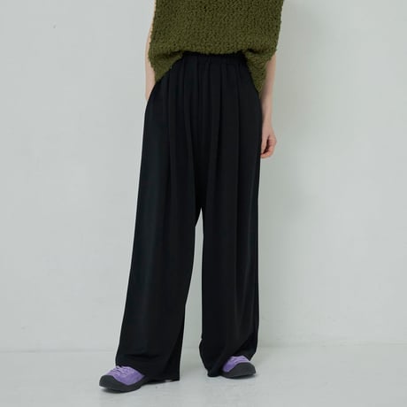Ｗide Easy Pants (Black)