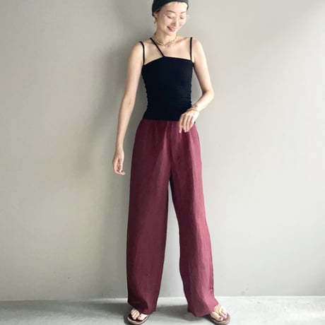 STOA PANTS (BURGUNDY)