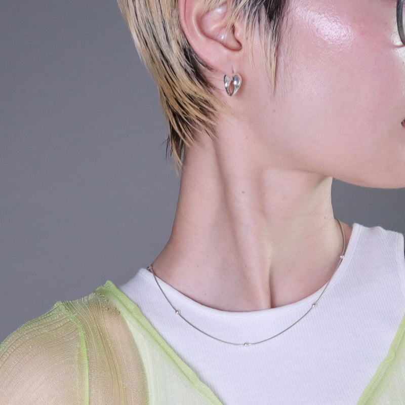 SAPIR BACHAR フープピアス シルバー BOA HOOPS | Tavy STORE