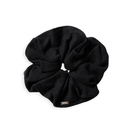 Cozy Texture Scrunchie (BLK)