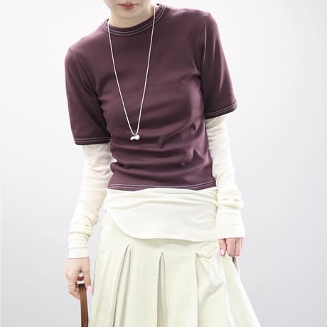 haze salts with soluna metallic crochet necklace & bodychain (WHT)