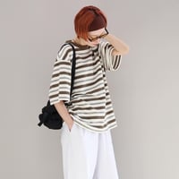Pile Border Pocket Tee (IVORY)