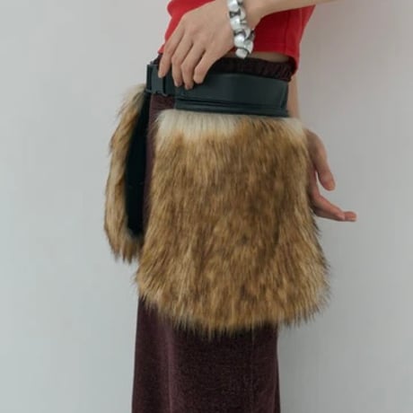 Double Craft Fur Bag