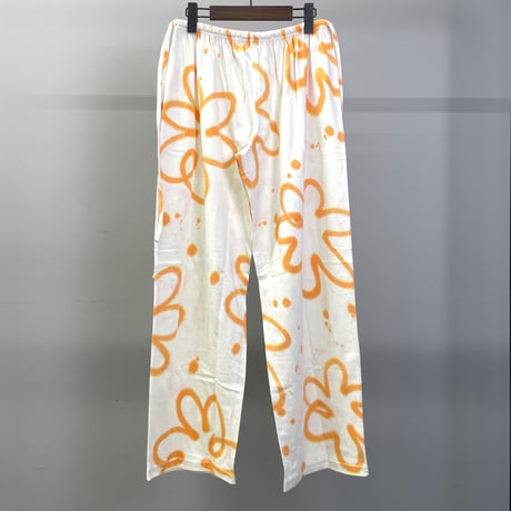 ORANGE POPPY DOUBLE DREWSTRINGS PANTS