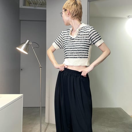 Ｗide Easy Pants (Black)