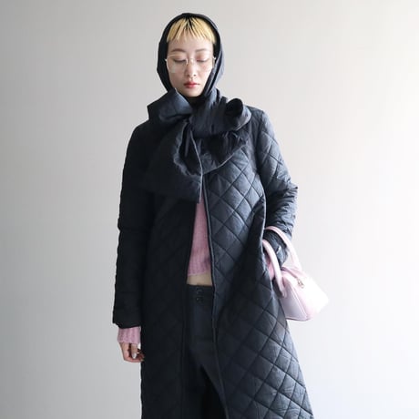 OTTER -quilting coat-  (Black)