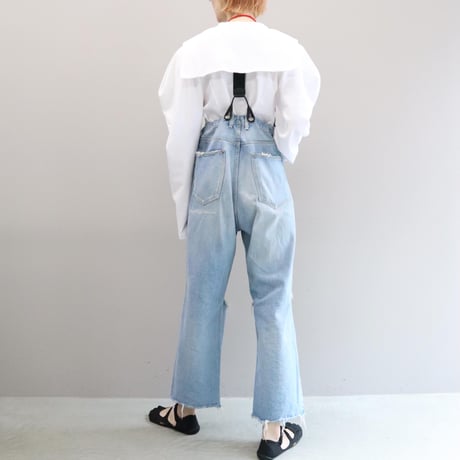 SUPER FINE DRY SAILOR COLLAR L/S TOPS (WHT)