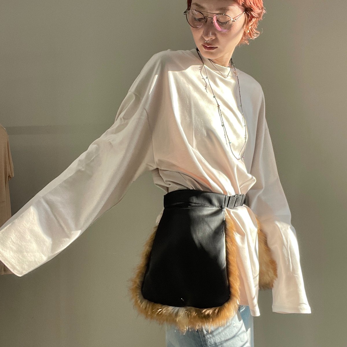 Double Craft Fur Bag | Tavy STORE