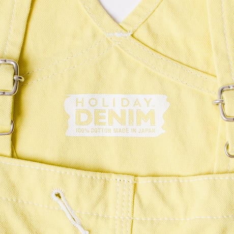 SLIM FLARE DENIM OVER-ALL（LEMON）