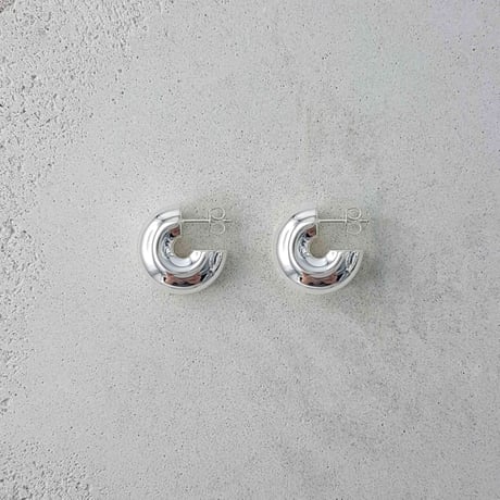 CHUBBY HOOPS SILVER