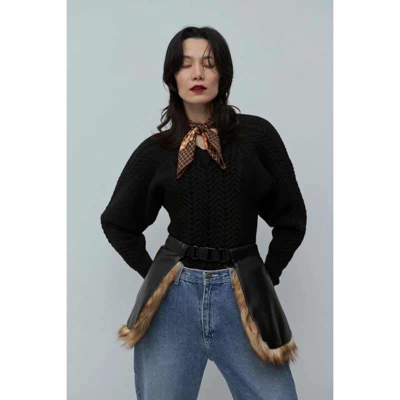 Double Craft Fur Bag | Tavy STORE