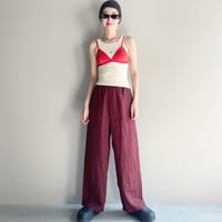 STOA PANTS (BURGUNDY)