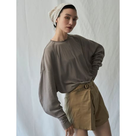 Sheer Rib Top (mocha)