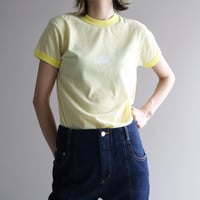 RINGER T-SHIRT  -  yellow