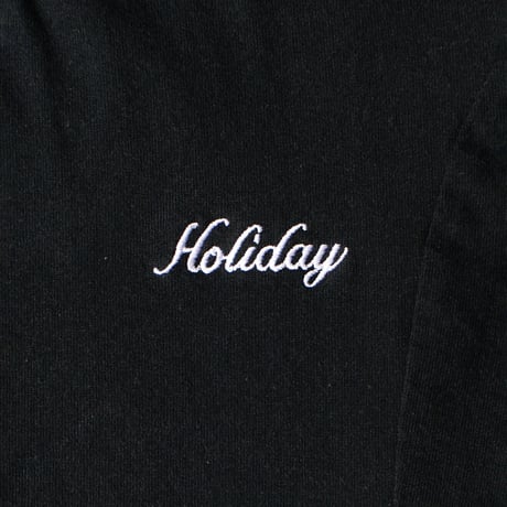 SUPER FINE DRY SAILOR COLLAR L/S TOPS (BLK)