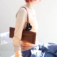 Rectangulo Pockets Bag (BROWN)