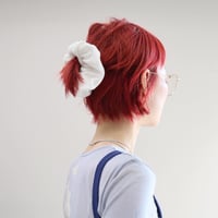 Cozy Texture Scrunchie (WHT)