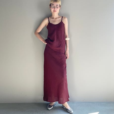 DYDINE SKIRT (BURGUNDY)