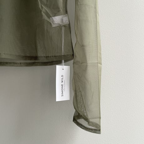 NET LS SHIRT  (KALE - khaki)