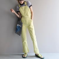 SLIM FLARE DENIM OVER-ALL（LEMON）