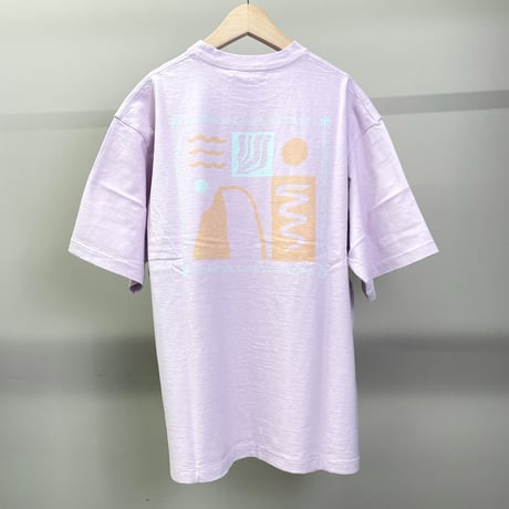 Printed s/s Tee Journey (LAVENDER)