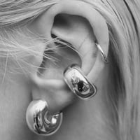 CHUBBY HOOPS SILVER