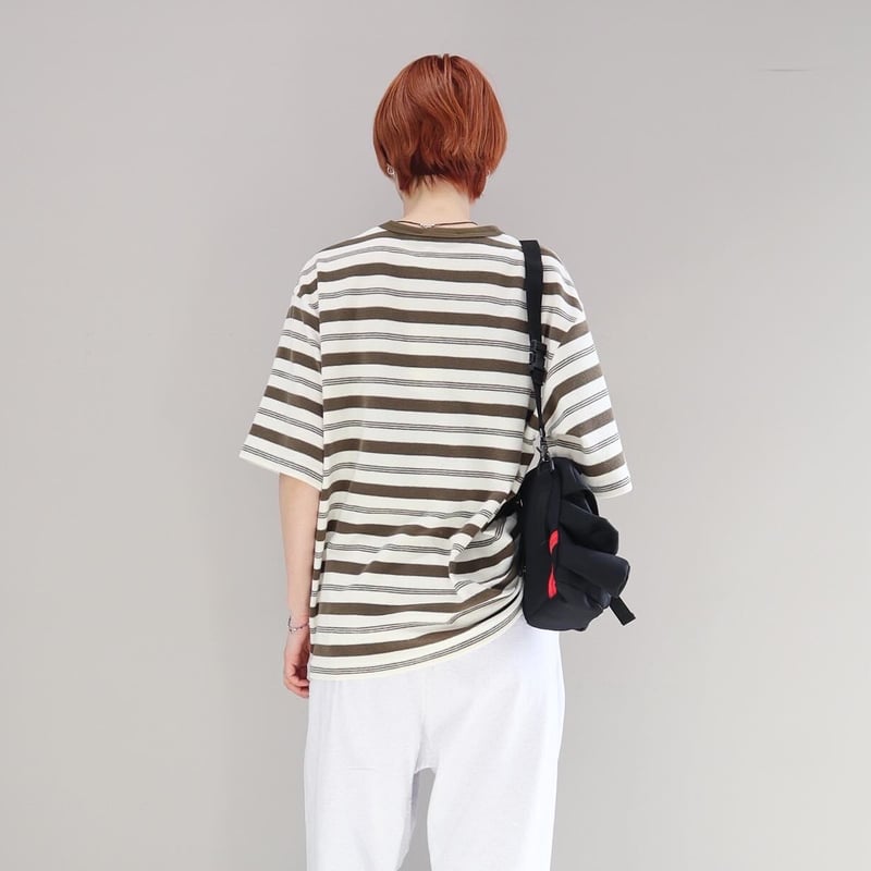 トップス KAJA HIGH GAUGE BORDER POCKET TEE トップス KAJA HIGH GAUGE BORDER POCKET TEE KAJA HIGH GAUGE BORDER