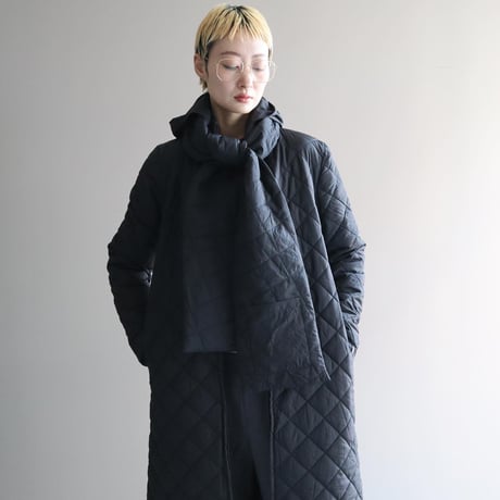 OTTER -quilting coat-  (Black)