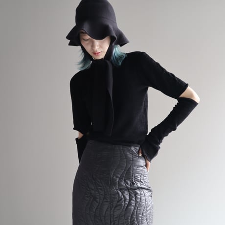 Knit Hat  (Black)