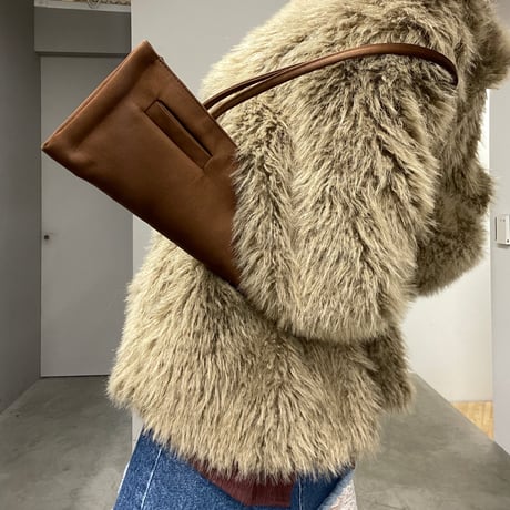 Rectangulo Pockets Bag (BROWN)