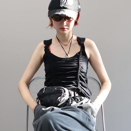 Braid Tank-top  (Black)