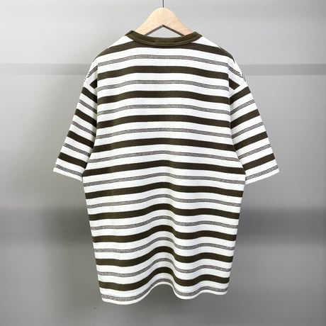 Pile Border Pocket Tee (IVORY)