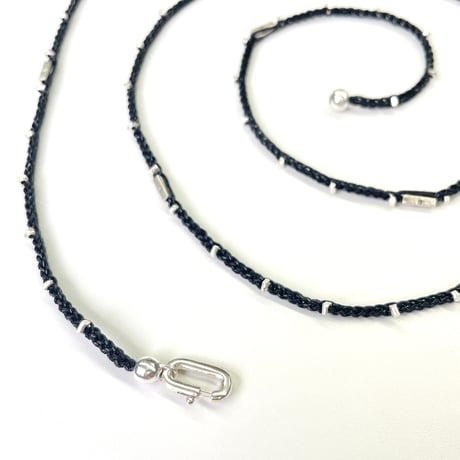 silver fever metallic crochet necklace & bodychain (bold)
