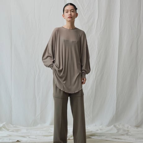 Sheer Rib Top (mocha)