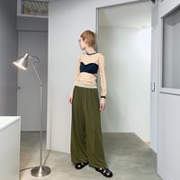 Ｗide Easy Pants (Olive)