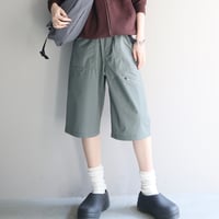 NEW BAGGY SHORTS (ASH-GREEN)