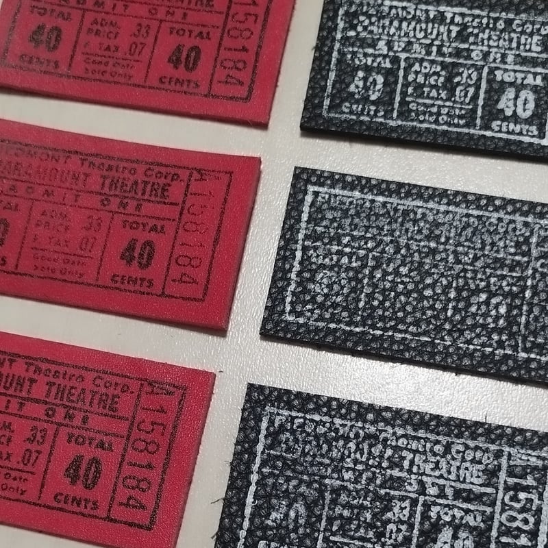 本革タグ ビンテージチケット風② | タグ屋ヤスオ