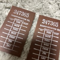 本革タグ 曜日タグセット⑦